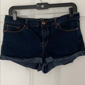 Denim shorts